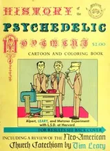 Cover of History of the psychedelic movement cartoon & coloring book