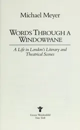 Cover of Words through a windowpane
