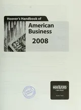 Cover of Hoover's Handbook of American Business 2008 (Hoover's Handbook of American Business)