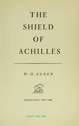 Cover of The shield of Achilles