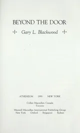 Cover of Beyond the door