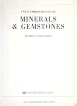 Cover of VNR color dictionary of minerals & gemstones
