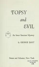 Cover of Topsy and evil
