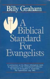 Cover of A biblical standard for evangelists