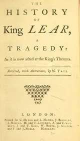 Cover of King Lear