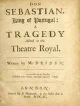 Cover of Don Sebastian, King of Portugal