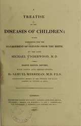 Cover of A treatise on the diseases of children