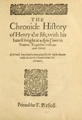 Cover of Henry V
