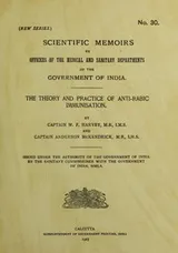 Cover of The theory and practice of anti-rabic immunisation