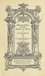 Cover of Birds and bees and other studies in nature