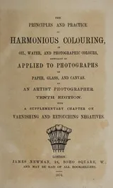 Cover of The principles and practice of harmonious colouring