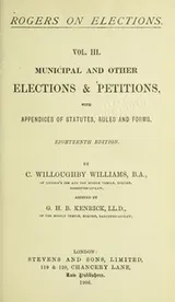 Cover of Rogers on elections