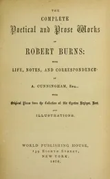 Cover of The complete poetical and prose works of Robert Burns