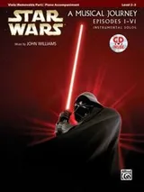 Cover of Star Wars A Musical Journey Viola Removable PartPiano Accompaniment