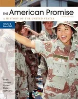 Cover of The American Promise A History Of The United States Since 1865