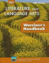 Cover of Literature Language Arts Fifth Course Grade 11 Holt Literature Language Arts Warriners Handbook Hs