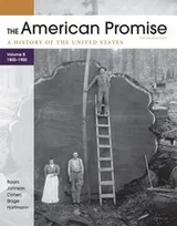 Cover of The American Promise Volume B 18001900