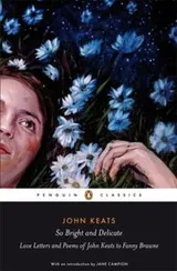 Cover of So Bright And Delicate Love Letters And Poems Of John Keats To Fanny Brawne