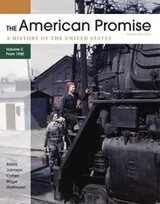Cover of The American Promise A History Of The United States Since 1890