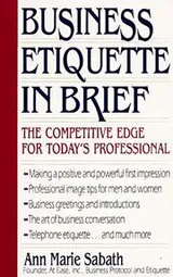 Cover of Business etiquette in brief