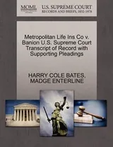 Cover of Metropolitan Life Ins Co