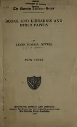 Cover of Books and libraries