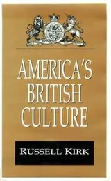 Cover of America's British culture