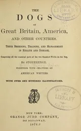 Cover of The dogs of Great Britain, America, and other countries