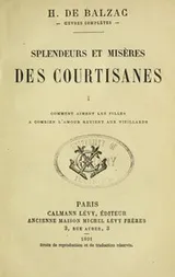 Cover of Splendeurs et mise  res des courtisanes