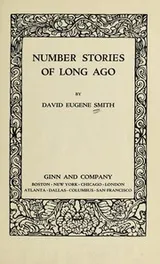 Cover of Number stories of long ago