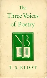 Cover of The three voices of poetry