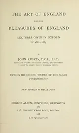 Cover of The art of England and The pleasures of England