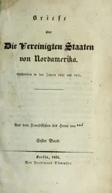 Cover of Briefe Uber Die Vereinigten Staaten Von Nordamerika