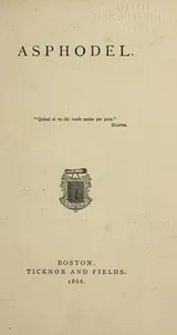 Cover of Asphodel