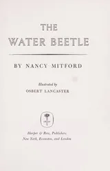 Cover of The water beetle