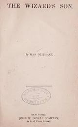 Cover of The wizard's son