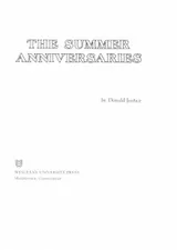 Cover of The summer anniversaries