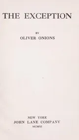 Cover of The exception