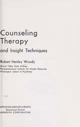 Cover of Psychobehavioral counseling and therapy