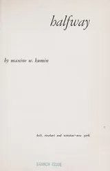 Cover of Halfway