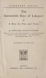 Cover of The automobile boys of Lakeport