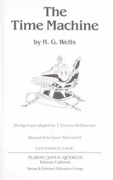 Cover of The time machine