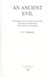 Cover of An ancient evil