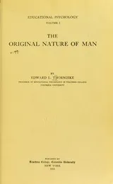 Cover of The original nature of man