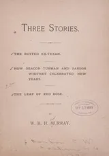 Cover of Three stories