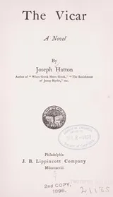 Cover of The vicar