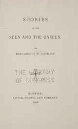 Cover of Stories of the seen and the unseen