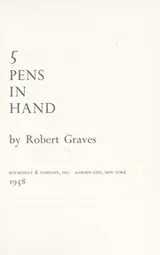 Cover of 5 pens in hand