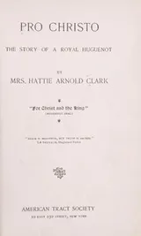 Cover of Pro Christo