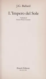 Cover of L'impero del sole